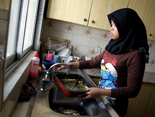 In Jordan, there are around 50,000 legal domestic workers, while the number of irregular household helpers is 30,000, according to a recent study